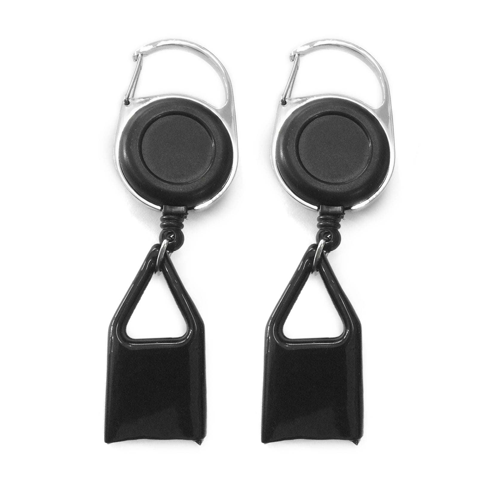 2 Pieces Retractable Keychain Holder with lighter Leash Portable