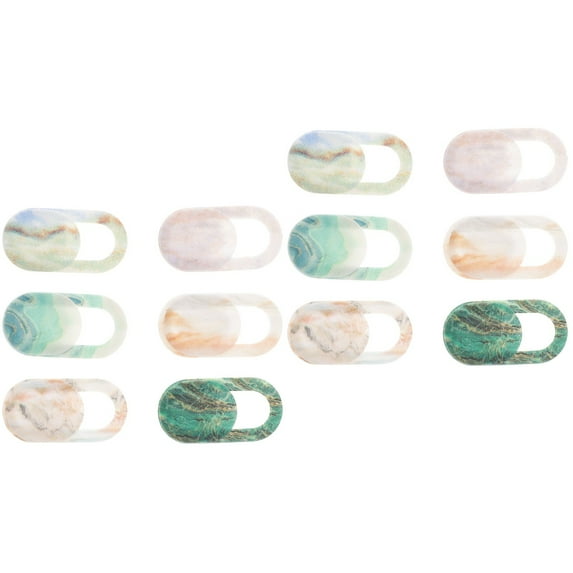 2 Pieces Retractable Laptop Lens Cover Digital Privacy Protector 2.8X0.9CM