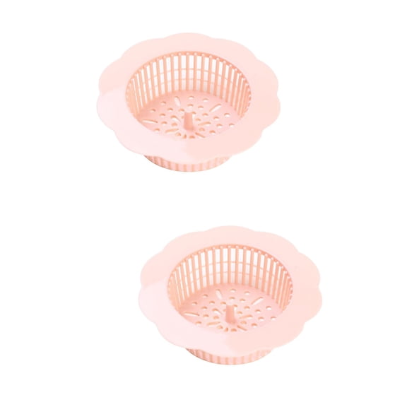 2-Pack Round Sink Basket Strainers, Kitchen Drain Strainer Filters for Clogging Prevention