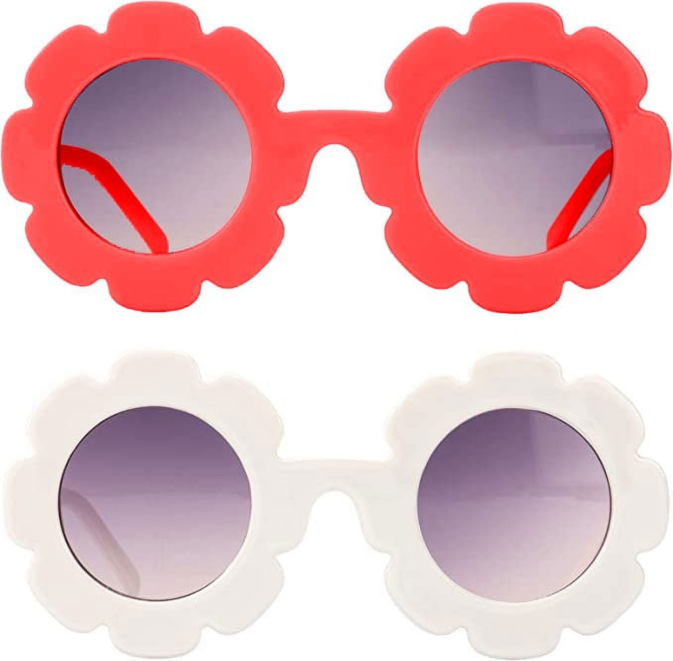 Babyhug Flower Shaped Sunglasses  - Red