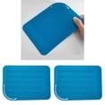 thumbnail image 1 of 2 Pieces Salon Hair Straightener -resistant Silicone Mattenauflage Blue, 1 of 8