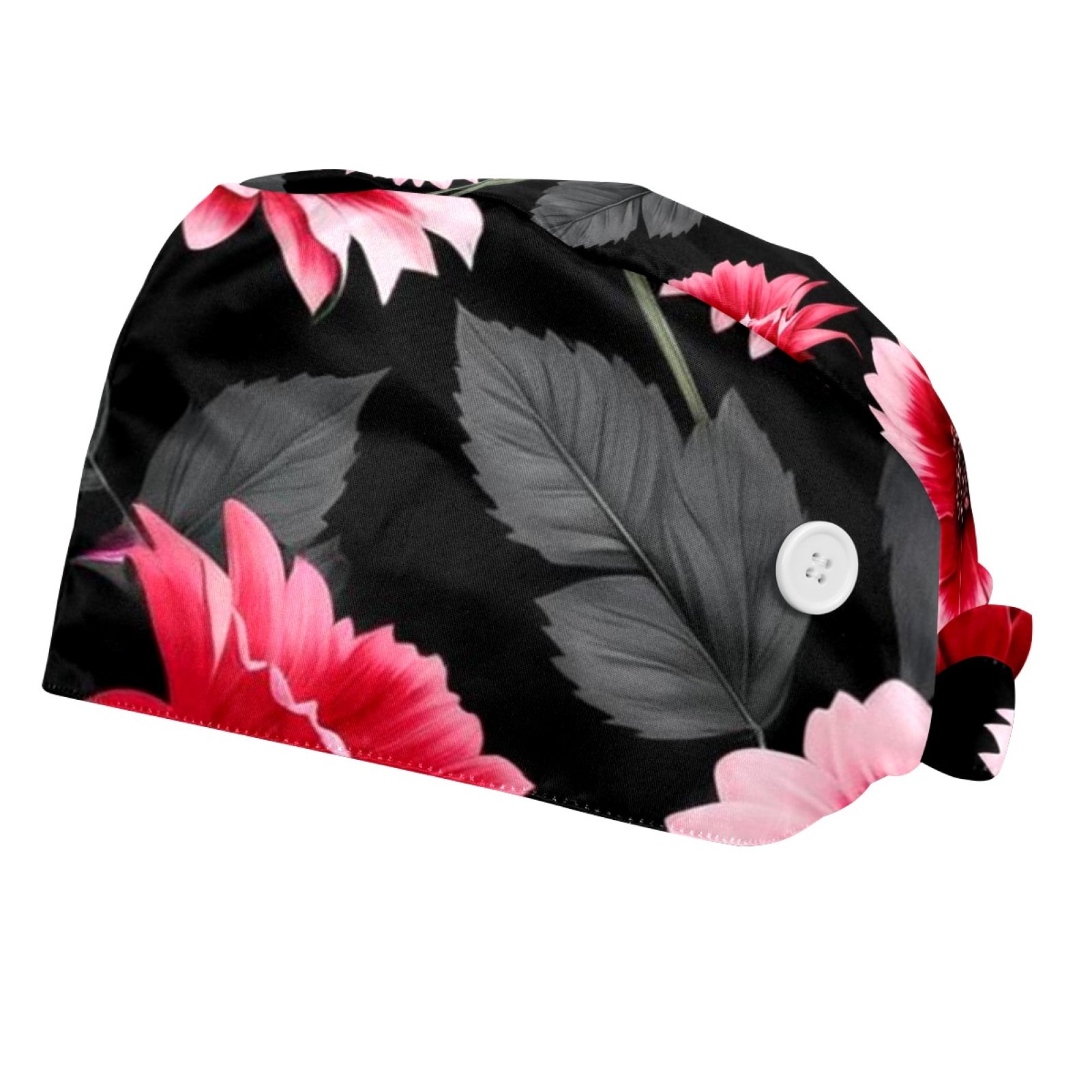 2 Pieces，Scrub caps women,Floral watercolor,Men's scrub cap,Scrub caps