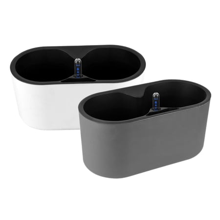 2 Pieces Self Watering Planter Simple 28x14cm Planter Cafe Flowerpot