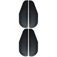 thumbnail image 1 of 2 Pieces Side Mirror Rain Guard Shield Stickers Rear Wiper Black, 1 of 8