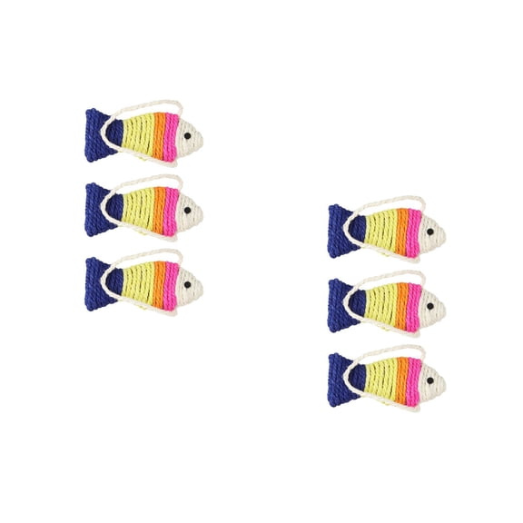 2 Pieces Sisal Rope Cat Toy Scratching Pad Scratcher Cardboard