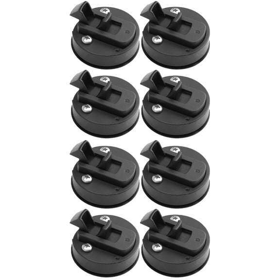 2 Pieces Slam Latch Gate Lock Door Locks 7.5X5CM Black