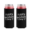 thumbnail image 1 of 2 Pieces Sleeves Beer Cooler Bags Insulated Collapsible Beer Can Sleeve Happy Valentines Day Soda Beer Can Covers for Birthday Party Wedding, 1 of 4
