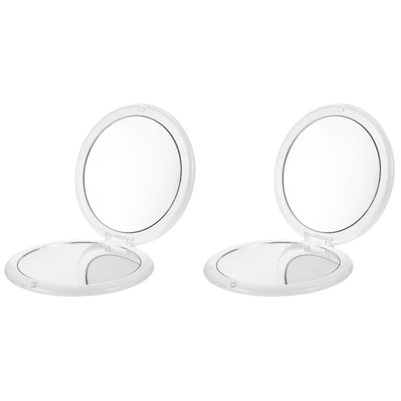 FENGGUIQU Bridal Pocket Mirror 2pcs Tiny Vintage Compact for Work Date Friends