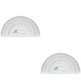 thumbnail image 1 of 2 Pieces Small Protractor Ruler Triangle Student, 1 of 8