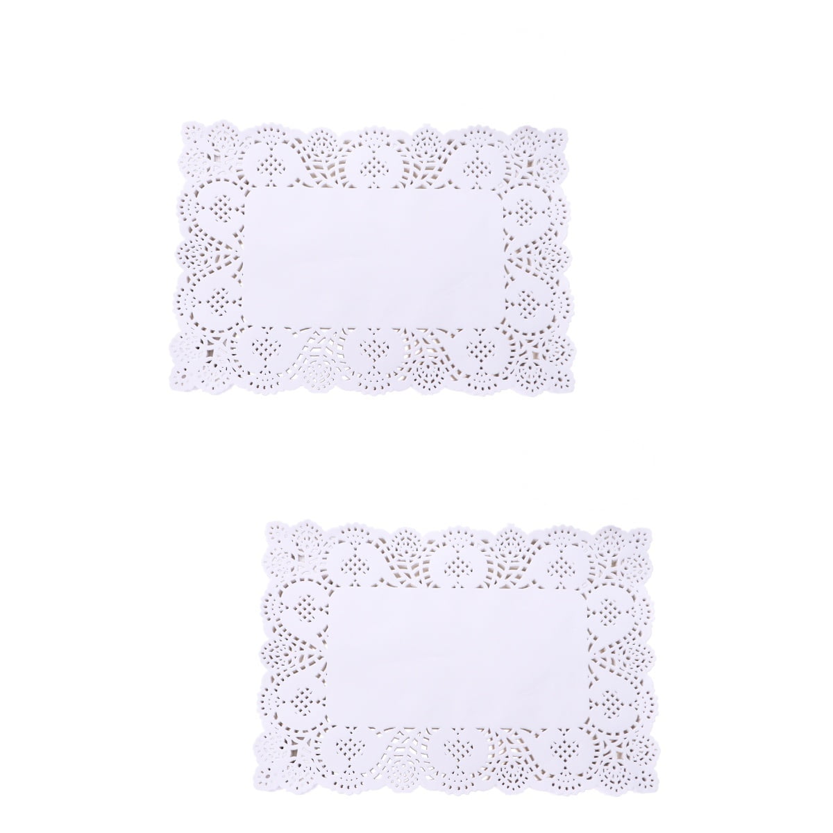 2 Pieces Small Rectangular Paper Doilies Doily Packaging Pad - Walmart.com