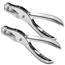 2 Pieces Small Single Hole Punch, 1/4 Inch One Hole Paper Punch with 8 Sheet Capacity Punch Accuracy