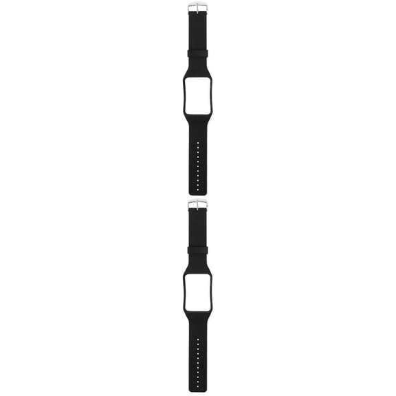 2 Pieces Smart Watch Strap Smartphone inside Case Universal Insert Digital Bands Miss Black