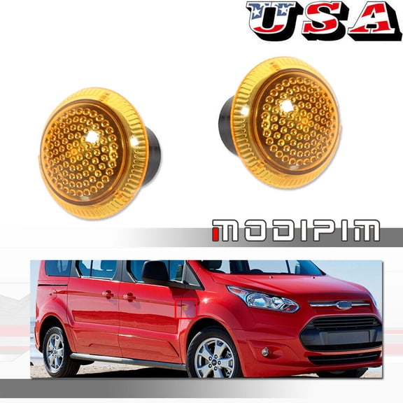 Suitable for 10+Ford Transit Connect side mudguard turn signal relay amber 1 pair-