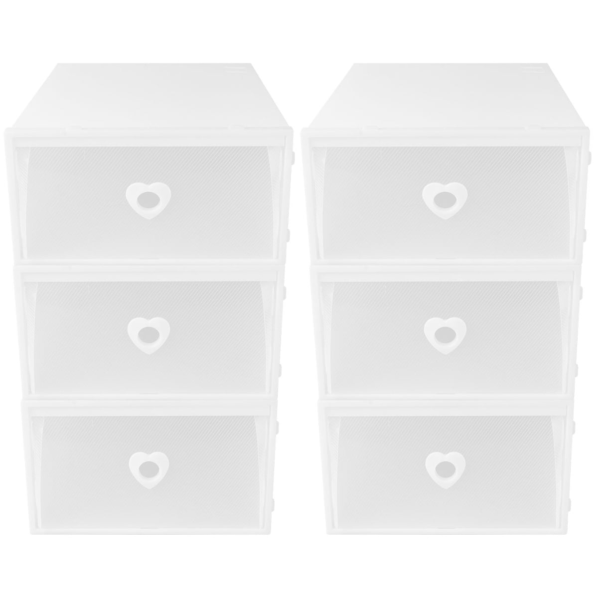 2 Pieces Sneakers Storage Case Stocking Container Shoe Organiser Lids ...
