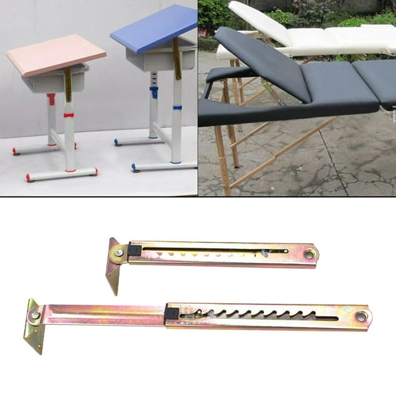 2 Pieces Sofa Lifting Hinge Accessory Lifting Bracket Ratchet Hardware Angle Lifting Rod for DIY Furniture Sofa Seat 10 Gear