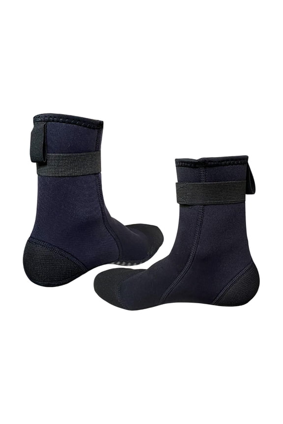 2 Pieces Soft Neoprene Water Socks Waterproof Slip Thermal Flexible Wetsuit L