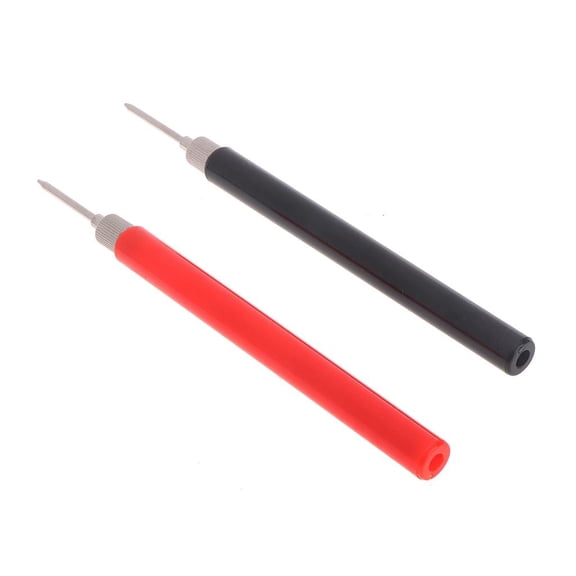 2 Pieces Spring Test Probe Tip Insulated Hook Wire Connector Lead Pin Practical Tool for Vehicle Maintenance Durable