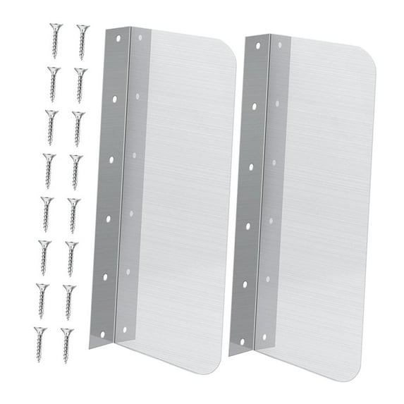 2 Pieces Stainless Guard,Sink Protector, Water Splatter Screen Water Baffle for Home Bathroom Stores Small