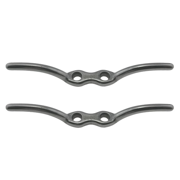 2 Pieces Stainless Steel 316 Rope Cleat 2.5" Marine Grade Boat Deck or Flagpole