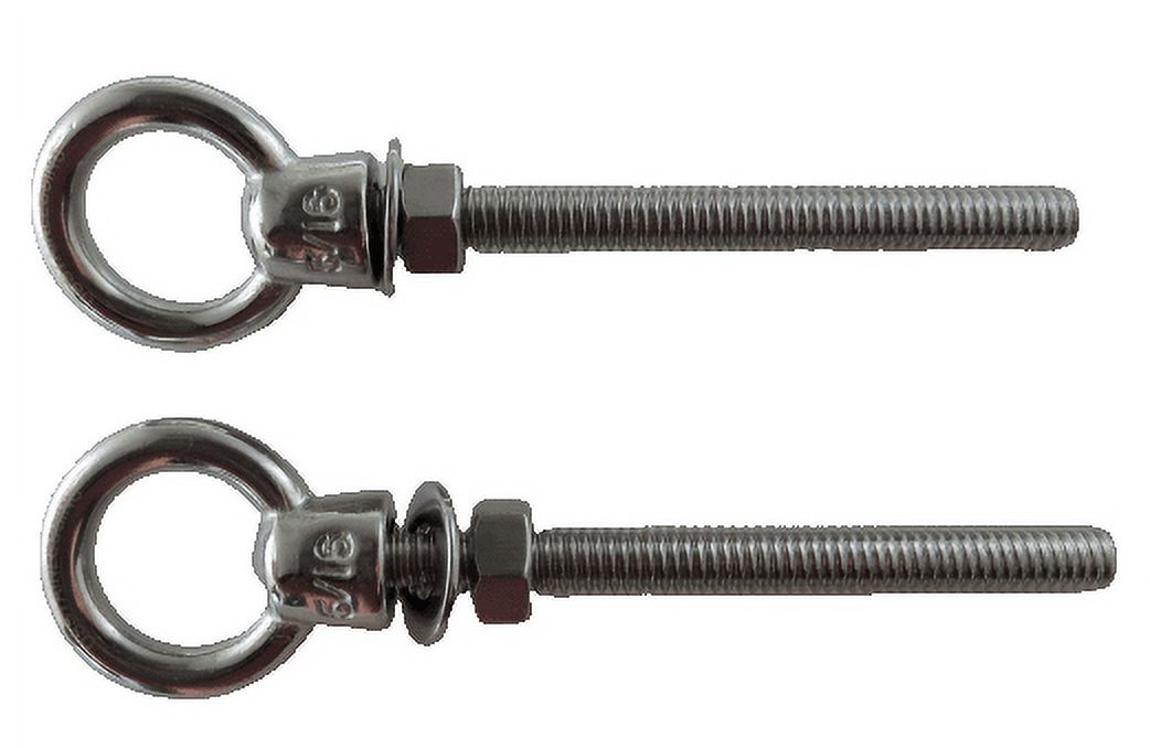 US Stainless 4 Pieces Stainless Steel 316 1/4" Lifting Eye Bolt 1/4