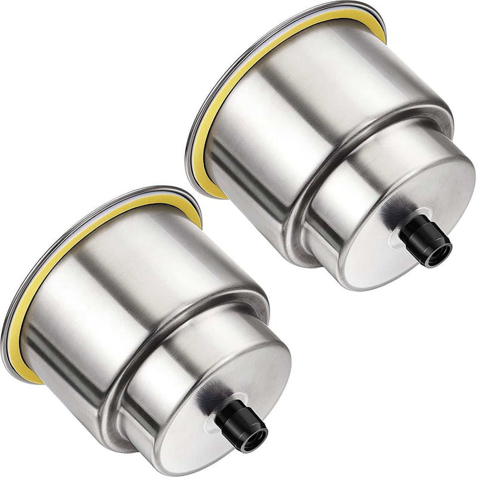 Stainless Steel Self-Draining Cup Holder - Marine Grade, 4" Height, 3.5" ID, For Boat, RV, Camper, Saltwater Use