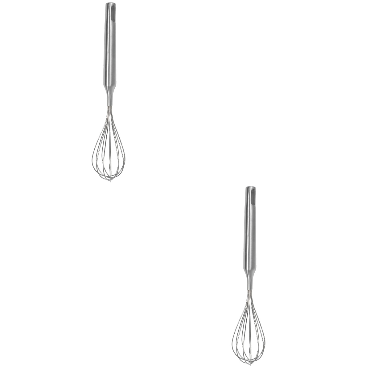 2 Pieces Stainless Steel Egg Blender Manual Whisk Blenders Hand Crank