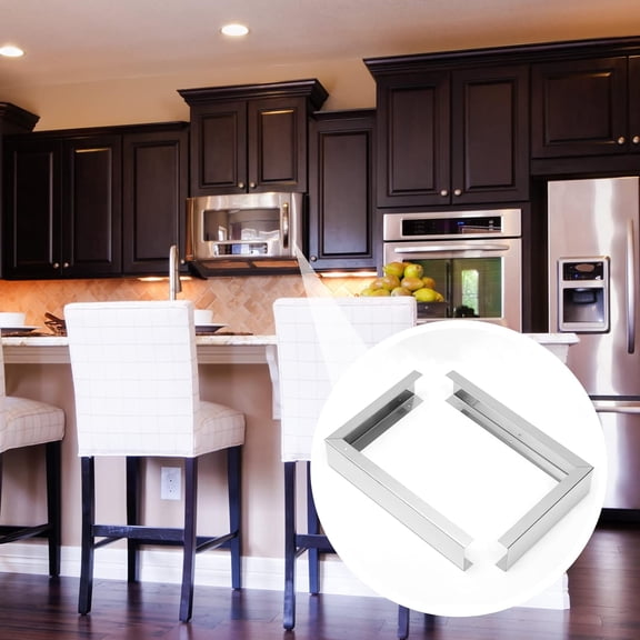 2 Pieces Stainless Steel Microwave Trim Kit 3 Inch Wide Built in Side Panel Filler for Range Kitchen Countertop Oven with Screws 15.75 H x 11 D Silver