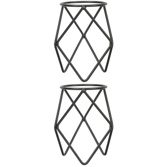 2 Pieces Crystal Display Stands Storage Shelf Ornament Holder Platter Bowl Stands for Home Decor Display