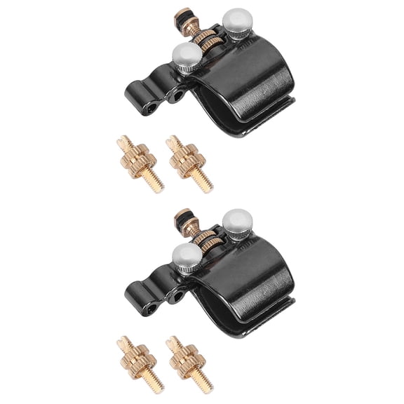 Greenadscape Erhu Tuner Black Color Erhu Accessory 2Pack