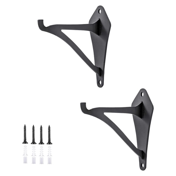 2 Pieces Sturdy Iron Decorative Hooks For Hanging Bird Feeders Flower Basket Lamps Weather Hangers