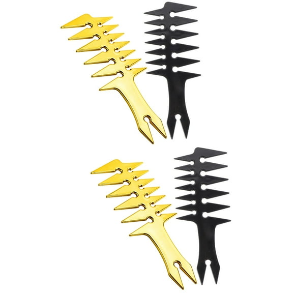 2 Pieces Styling Comb Comfortable Feel Simple Design