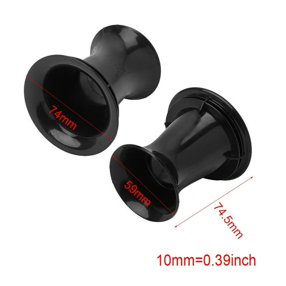 2 Pieces Subwoofer Port Tube Bass for Tube Ventilation Connector 4-6" Woofer Box Accessories