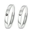 2 Pieces Sun And Moon Lover Rings Set Simple Style Ring Promise Wedding Bands Ring Set Rings for