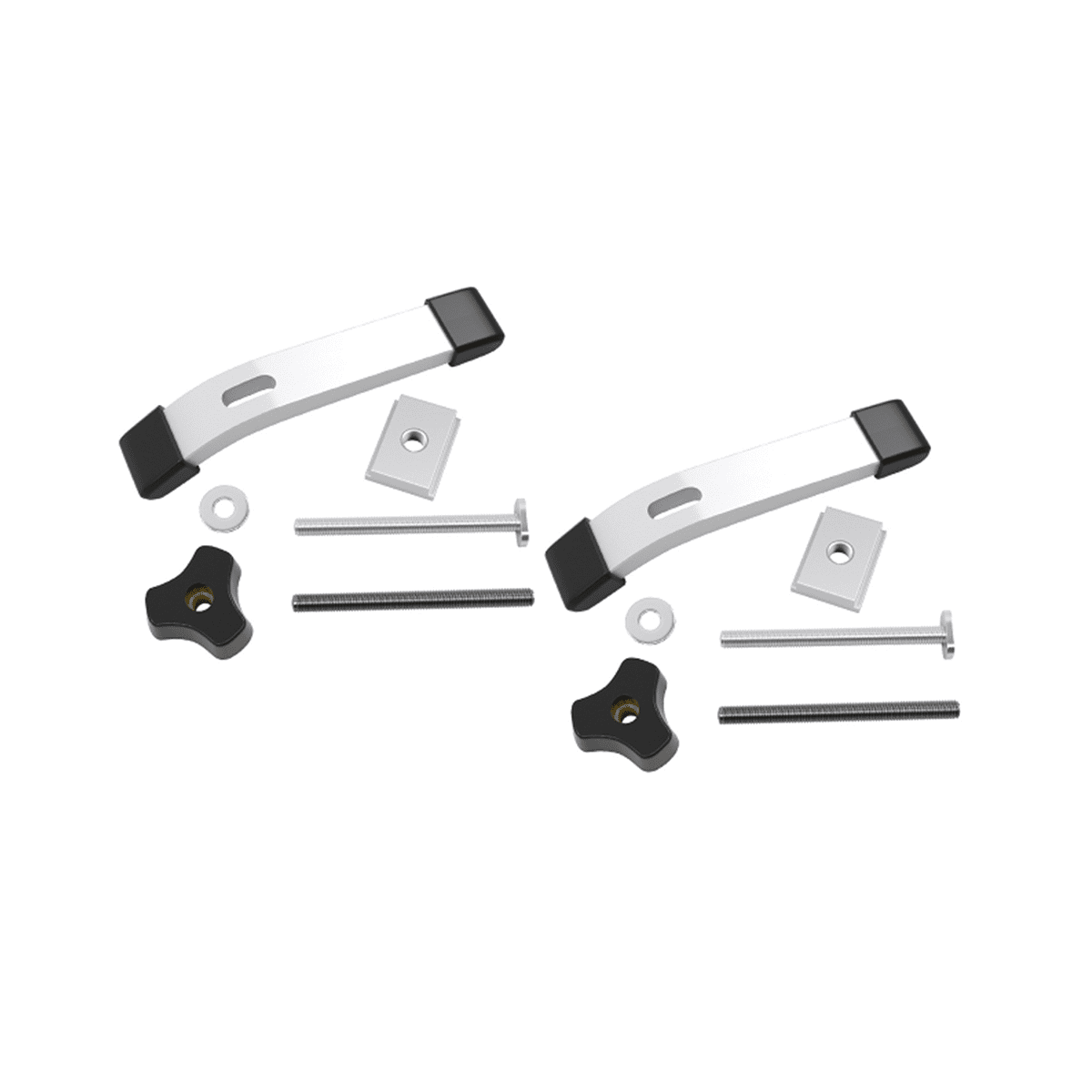 2 Pieces T Nut Rail Split Pin Quick Release Clamp Set Applies to Woodworking Tool Table Saw