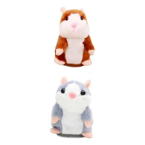 2 Pieces Talking Hamster Repeats What You Say