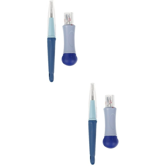 2 Pieces Threaders Embroidery for Sewing Poking Felt Needle Stitching Punch Set