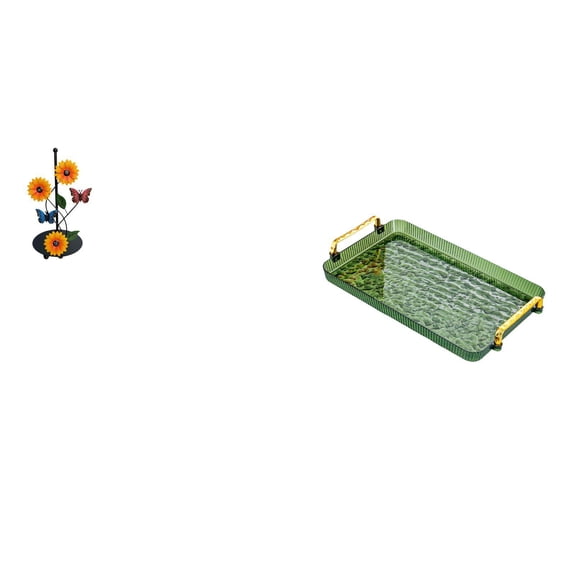 2 Pieces Toilet Paper Holder Kitchen Roll Stand Serving Tray Lightweight Iron for Home Dining Table Gathering