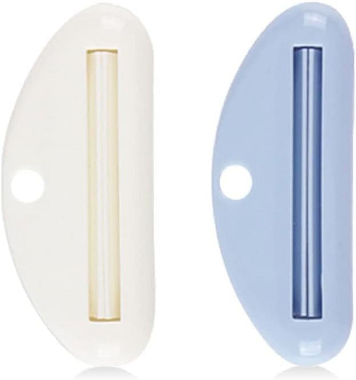 2 Pieces Toothpaste Squeezer Household Convenient Tube Squeezers Multipurpose Practical Labor-Saving Squeezing Tool, Blue+White