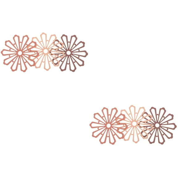 2 Pieces Trivets Hot Pads Flower-shaped Soft Rubber Pot Holder