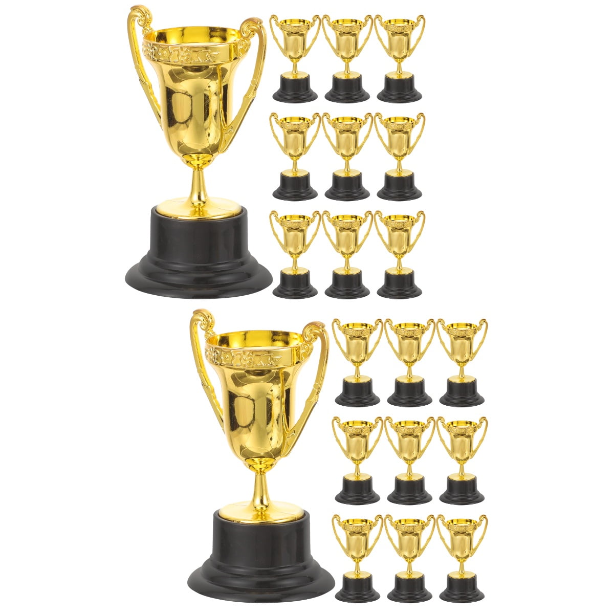 2 Pieces Trophy Children Mini Puzzles for Kids Award Toy Golden ...