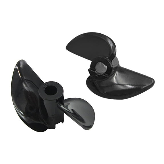 2 Pieces Underwater RC Boat Propellers,3mm Shaft Remote Control Ship Outboard Propellers Props , 30mmx3cm