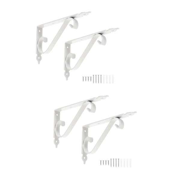 2 Pieces Unit Pallet Bracket Rustic Shelf Brackets Balcony