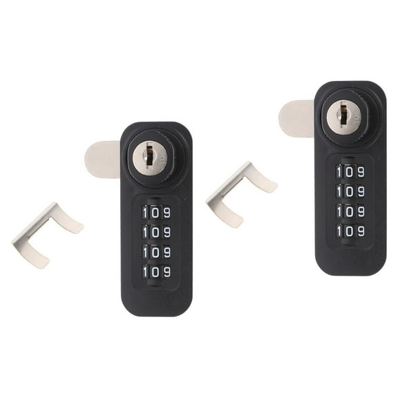 2 Pieces Universal 4- Mechanical Password Locker Small Locks Combination Gate