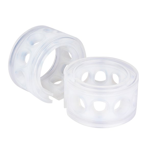 2 Pieces Universal Transparent TPE Car Shock Absorber Retainer Spring Buffer Power Cushion Type B+ for Automotive Suspension System Noise Reduction 8.66 inches / 22 cm