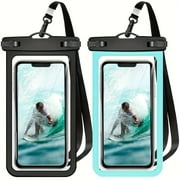 2 Pieces Universal Waterproof Phone Pouch - Waterproof Case For IPhone 14 13 12 11 Pro Max XS Plus  Cellphone Up To 7.0" Waterproof Cellphone Dry Bag Beach Vacation Essentials