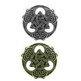 thumbnail image 1 of 2 Pieces Vintage  Brooch Pins Cloak Collar Jewelry Buckle Badge, 1 of 9