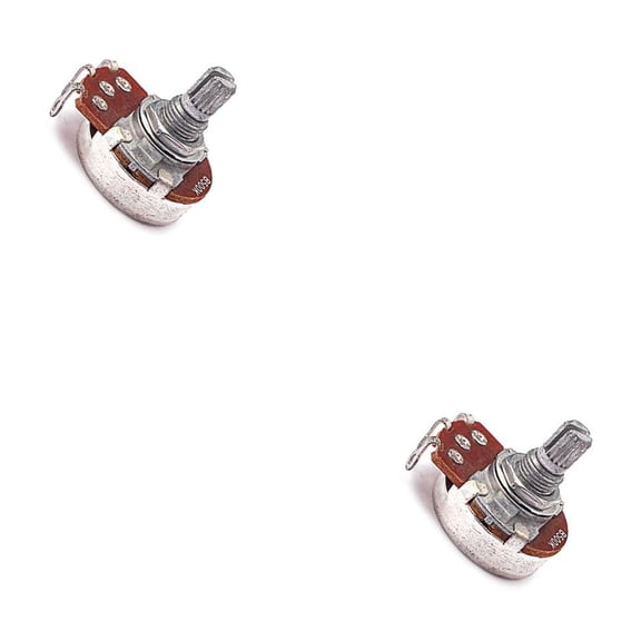 2-Pack High-Performance Volume Control Potentiometers with Precision Gauges for Audio and Electronic Devices