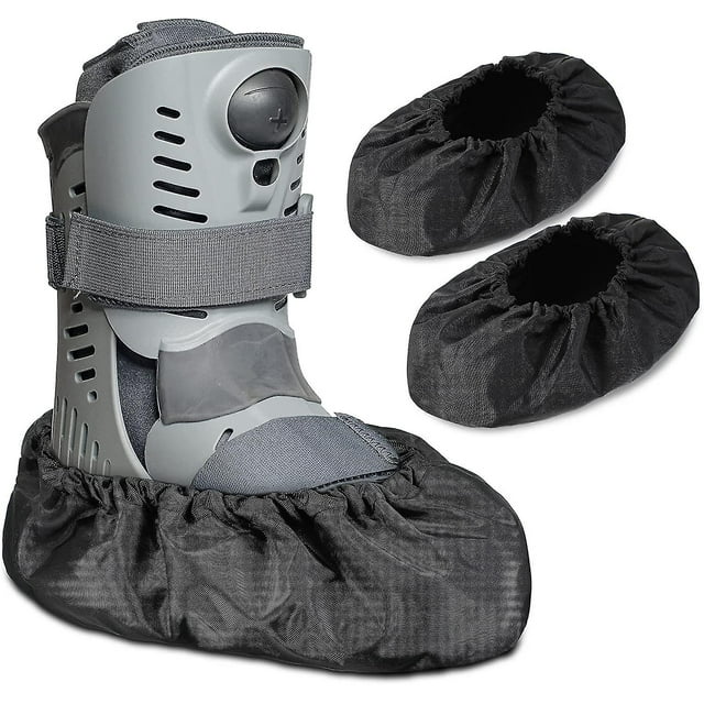 2 Pieces Walking Boot Cover Recovery Shoes Covers Non Skid Foot Brace