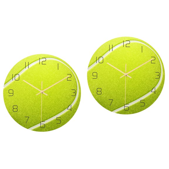 2 Pieces Wall Clocks for Home Decor Creative Decorative Man