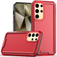 thumbnail image 1 of For Samsung Galaxy s24 Ultra METKASE Rank Tough Strong Modern Fused Hybrid in Slide-Out Package - Red, 1 of 4